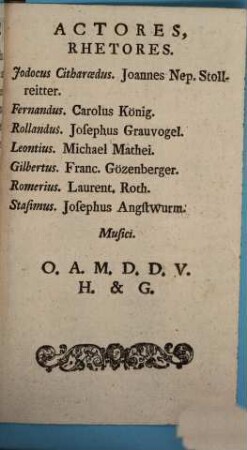 Citharoedus Perusinus : Drama cum Congregatio Media B. V. Mariae ab A. S. Magistratum suum renovaret Monachii M. Nov. 1768