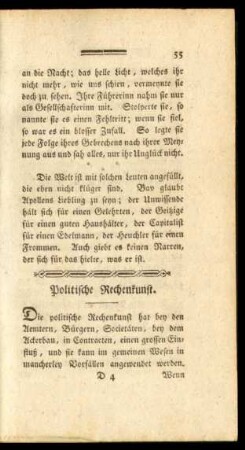 Politische Rechenkunst