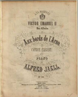 Aux bords de l'Arno : caprice élégante pour piano ; op. 124