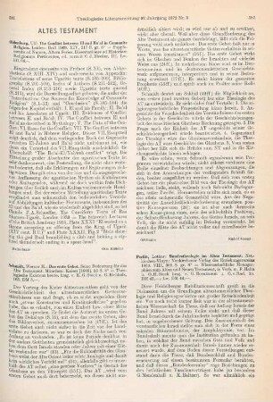 582-585 [Rezension] Perlitt, Lothar, Bundestheologie im Alten Testament