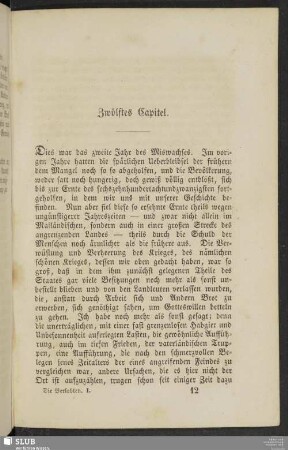 Zwölftes Capitel