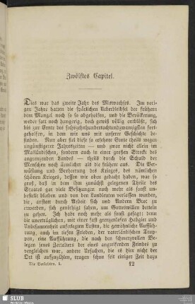 Zwölftes Capitel
