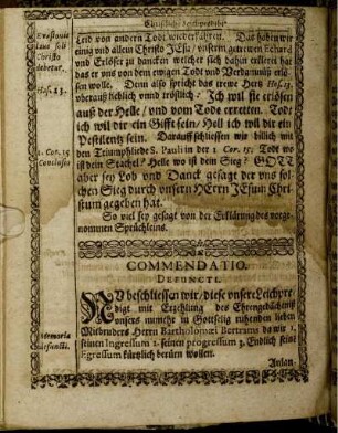 Commendatio Defuncti