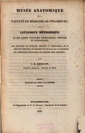 Musée anatomique de la faculté de médecine de Strasbourg