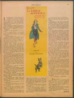 La chica del perro : Cuento por Julio Maldin