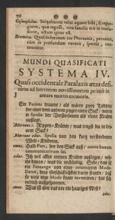 Mundi Quasificati Systema IV.
