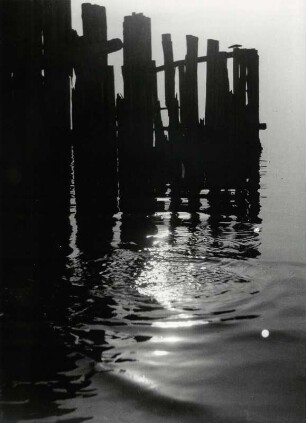 Wellenbrecher am Bodensee