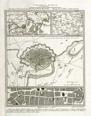 WHK 33 Krieg mit Frankreich 1792-1805: Plan der Schlacht von Lübeck, 6. November 1806