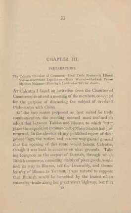 Chapter III. Preparations