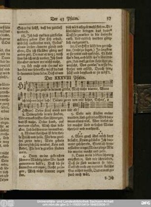 Der XXXVIII Psalm.