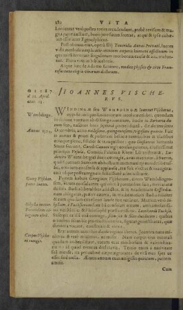 Ioannes Vischerus.