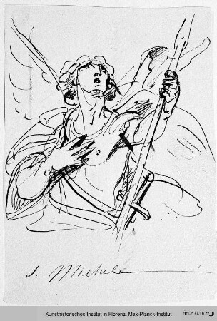 Erzengel Michael mit Lanze