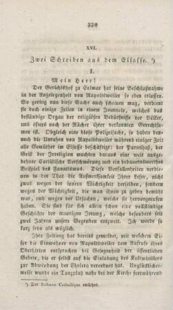 330-335 Zwei Schreiben aus dem Elsass