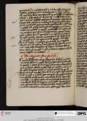 Quaestio de adventu gratiae Spiritus sancti