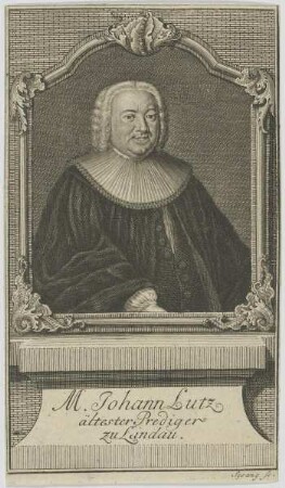 Bildnis des Johann Lutz