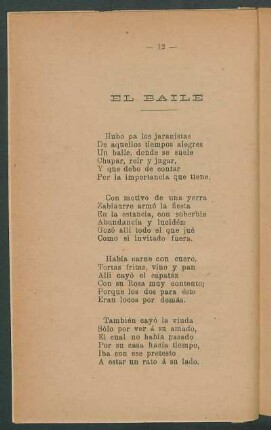 El baile