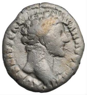 Fundmünze, Denar (ANT), 153 - 154 n. Chr.