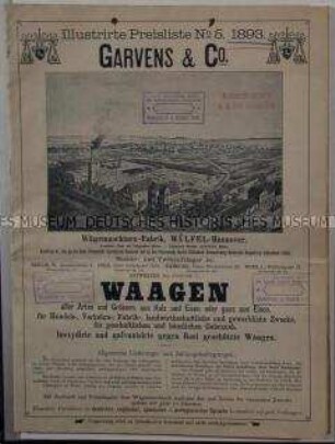 Illustrirte Preisliste No. 5. 1893.
