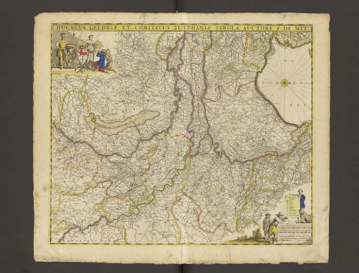 Ducatus Geldriae, et Comitatus Zutphaniae Tabula