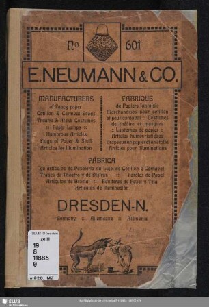601.[circa 1905]: Catalog