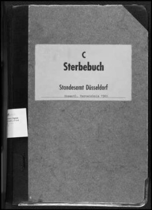 Namensregister Standesamt Mitte, ab 1974 Standesamt I