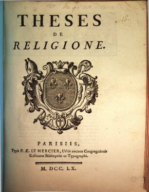 Theses de religione
