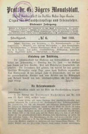 Heft 6 (1888, 6)