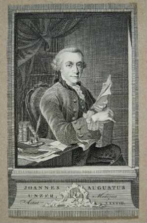 Bildnis von Johann August Unzer (1727-1799)