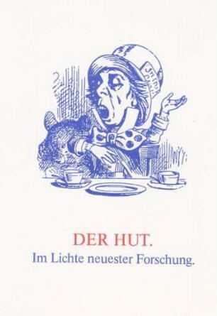 Postkarte zu DER HUT. IM LICHTE NEUESTER FORSCHUNG.
