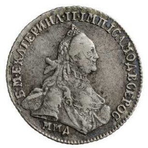 Münze, 15 Kopeken, 1764