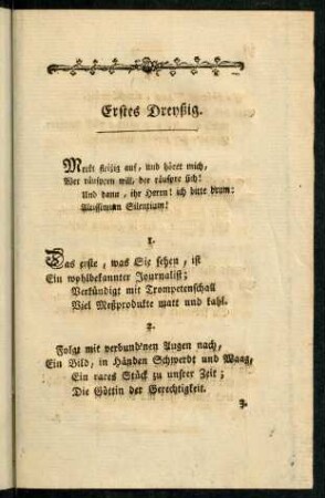 37-44, Erstes Dreyßig.