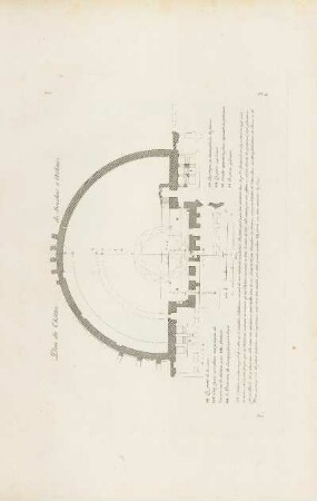 Abb.: Pl. 41 Plan du Théâtre de Bacchus à Athènes.