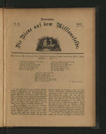 No 11. November 1897.