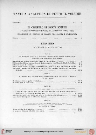 - 741 Tavola analitica di tutto il volume