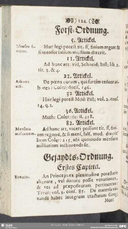 Forst-Ordnung