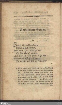 Sechszehnter Gesang