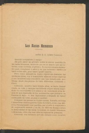 Las razas humanas