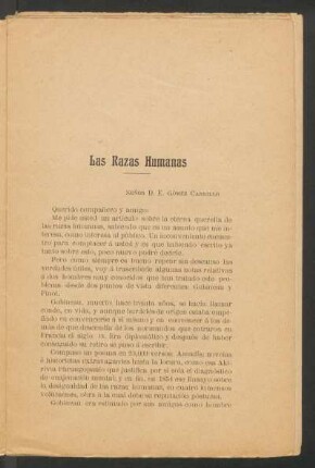 Las razas humanas