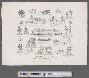 Freuden und Leiden beim Wandsbecker Pferderennen 1836