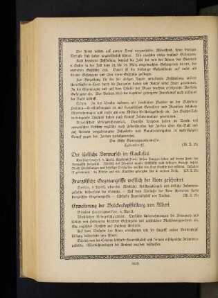 Französische Gegenangriffe westlich der Avre gescheitert.