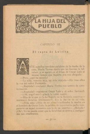 Capítulo III - El rapto de Luisita
