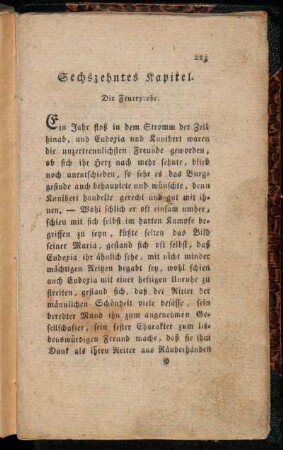 Sechszehntes Kapitel. Die Feuerprobe.