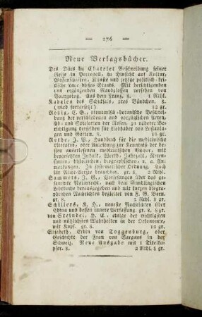 Neue Verlagsbücher.