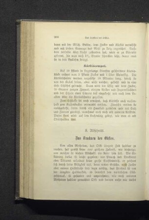 5. Abschnitt. Das Trocknen des Obstes.