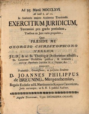 Exercitium iuridicum