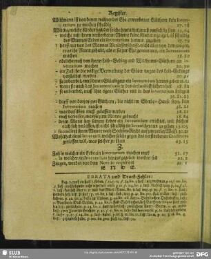 Errata und Druck-Fehler