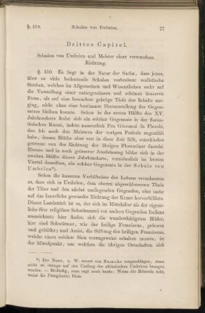 Drittes Capitel. Schulen von Umbrien und Meister einer verwandten Richtung.