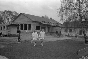 Richtfest für das neue Clubhaus des Tennis-Clubs Grün-Weiß auf der Sportanlage an der Stuttgarter Straße.