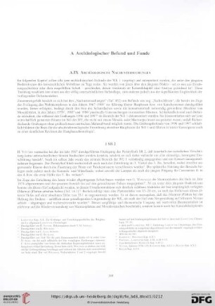 A Archäologischer Befund und Funde