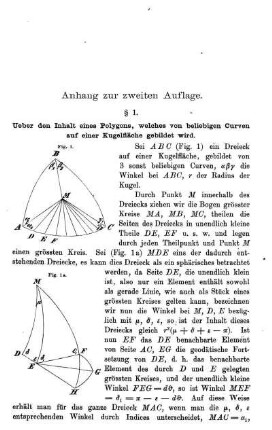 Anhang zur zweiten Auflage.
